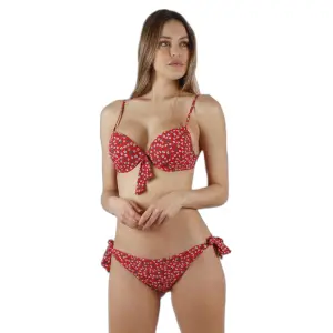 Costume da bagno a due pezzi con fiori estivi da donna Admas Push Up image-0