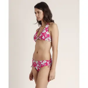 Costume da bagno due pezzi con laccetti spiaggia fiori donna Admas image-2