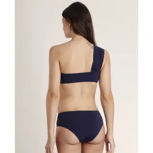 Bañador de dos piezas de crucero con drapeado asimétrico para mujer Admas image-2