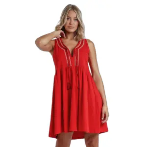 Robe femme Admas White Paisley image-0