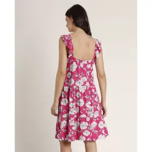 Robe de plage sans manches à fleurs femme Admas image-2