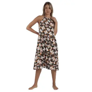 Women's halter dress Admas Sunset Jungle image-0