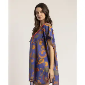 Robe caftan violette femme Admas image-2