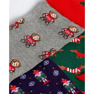 Medium Diver Christmas Socks Admas (x3) image-2