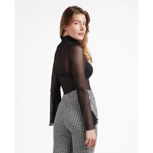 T-shirt à Col roulé en tulle femme Admas Classic image-2