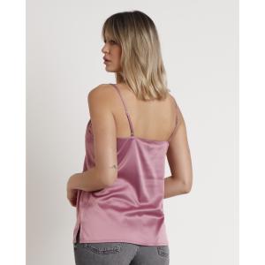 Top de encaje cruzado para mujer Admas image-2