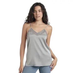 Canottiera donna con scollatura in pizzo Admas image-0