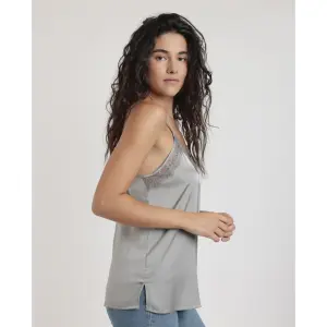 Canottiera donna con scollatura in pizzo Admas image-1