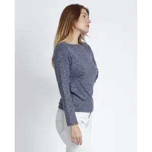 T-shirt chaud manches longues et col bateau femme Admas image-1