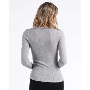 T-shirt côtelé manches longues femme Admas image-2