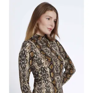 Dames lange mouwen T-shirt in slangenprint Admas image-2