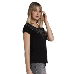 T-shirt avec bordure brillante femme Admas image-1