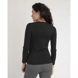 T-shirt manches longues et col en V femme Admas image-2