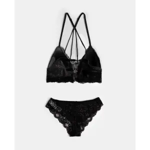 Ensemble haut triangle et culotte en dentelle femme Admas image-1