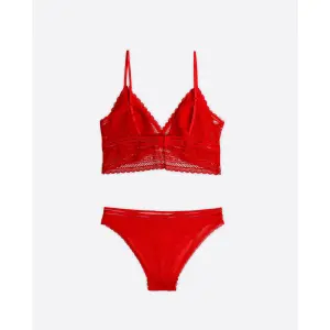 Ensemble haut triangle et culotte de nuit femme Admas image-1