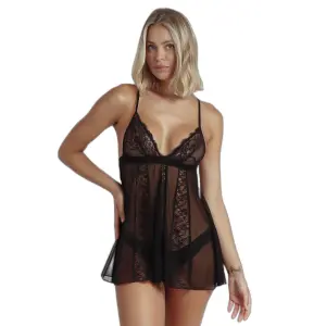 44641-0-000110-damenhoschen-set-admas-tentation-et-nuit-sexy-negro