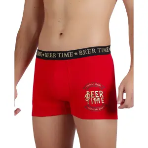 Boxer in cotone elastico Admas Beer Time image-0