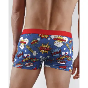 Boxer en coton élastique imprimé Admas Comic (x2) image-1