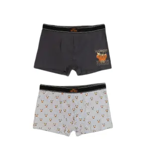 Boxer in cotone elastico stampato Admas Bulldog (x2) image-0