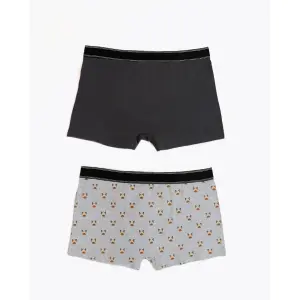 Boxer in cotone elastico stampato Admas Bulldog (x2) image-1