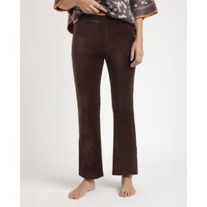 Långbyxor i stretchad kordflod för damer Admas image-1