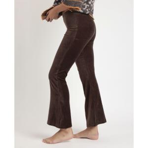 Långbyxor i stretchad kordflod för damer Admas image-2
