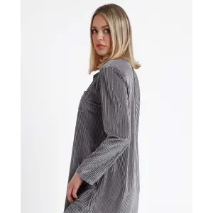 Camisola de riscas elegantes com mangas largas para mulher Admas image-2