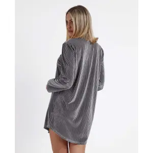 Camisola de riscas elegantes com mangas largas para mulher Admas image-1