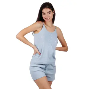 Pigiama a spalline ribecche donna Admas Romantic image-0