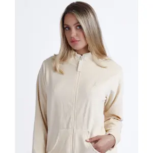 Women's long sleeve open pyjamas in double velour Admas Velvet Soft image-3