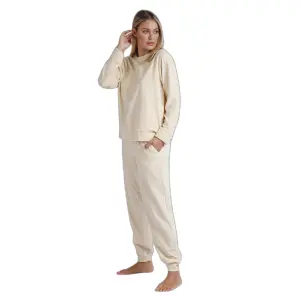 Vrouwen pyjama van dubbel fluweel met lange mouwen Admas Soft image-2