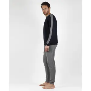 Plain long-sleeve pyjama Admas Magnific image-1