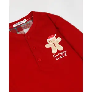 Gingerbread pyjama with long sleeves for children Admas image-2