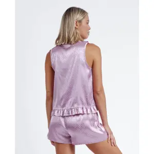 Women's zigzag satin pyjama Admas Volantes image-2