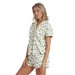 Pyjama ouvert à manches courtes femme Admas Hanging Out image-1