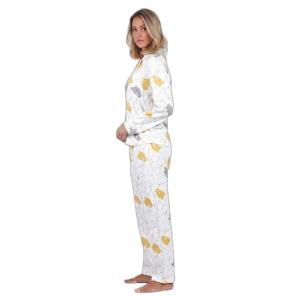 Women's long-sleeve open pyjamas Admas Warm Hugs image-2