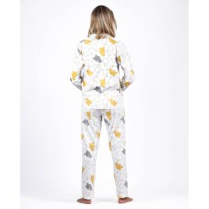 Women's long-sleeve open pyjamas Admas Warm Hugs image-1