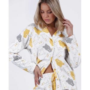 Women's long-sleeve open pyjamas Admas Warm Hugs image-3