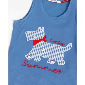 Sommertunika uden ærmer til piger Admas Lou Lou image-2