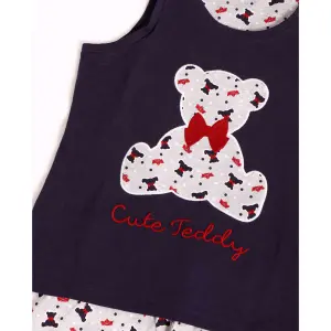 Άνετο νυχτικό χωρίς μανίκια για κορίτσι Admas Cute Teddy image-2