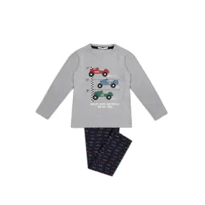 Children's long sleeve pyjamas Admas Vintage Cars image-0