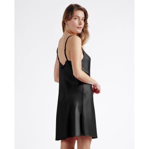 Satin-Nachthemd mit Trägern für Damen Admas Classic Luxe image-2