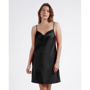 Satin-Nachthemd mit Trägern für Damen Admas Classic Luxe image-3