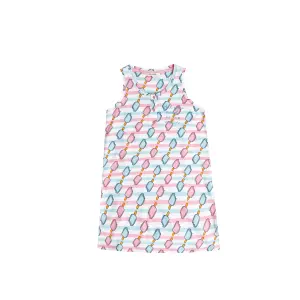 Girl's sleeveless t-shirt dress Admas Ice Cream image-0
