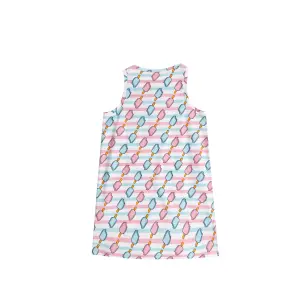 Girl's sleeveless t-shirt dress Admas Ice Cream image-1