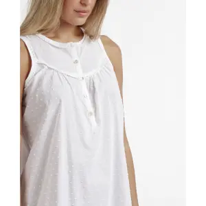 Ärmelloses Nachthemd für Frauen Admas Classic Plumetti image-3