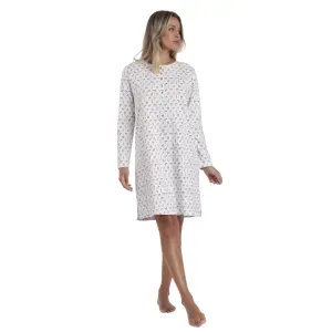 Long-sleeved nightdress for women Admas Garden Essence Of Life image-0