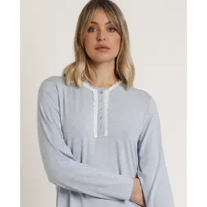 Nuisette manches longues femme Admas Classic Soft Hearts image-3