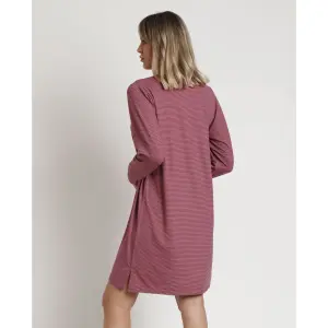Camisola de mangas longas para mulher Admas Stay At Home Soft Stripes image-1