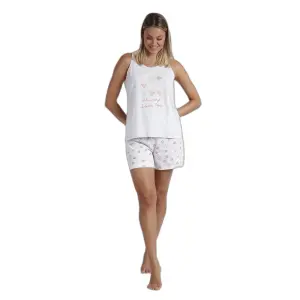 Pijama sem mangas mulher Admas Always Love You image-0